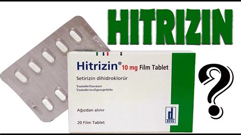 hitrizin 10 mg ne için kullanılır